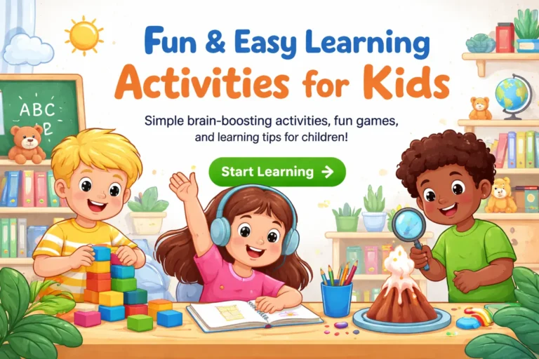 10 Brain Boosting Activities for Kids at Home - Learning
