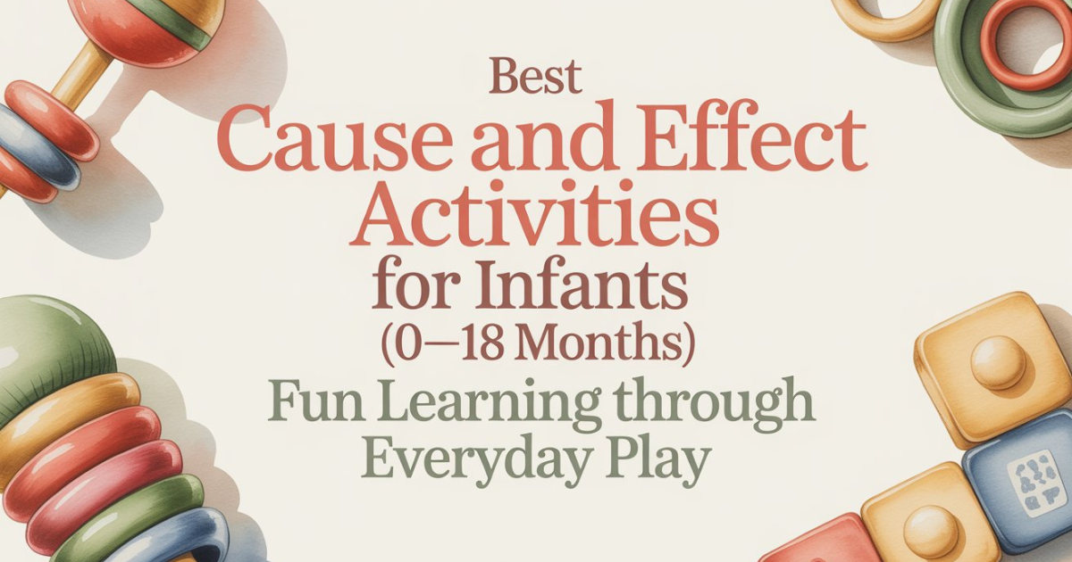 Best Cause and Effect Activities for Infants (0–18 Months): Fun Learning Through Everyday Play