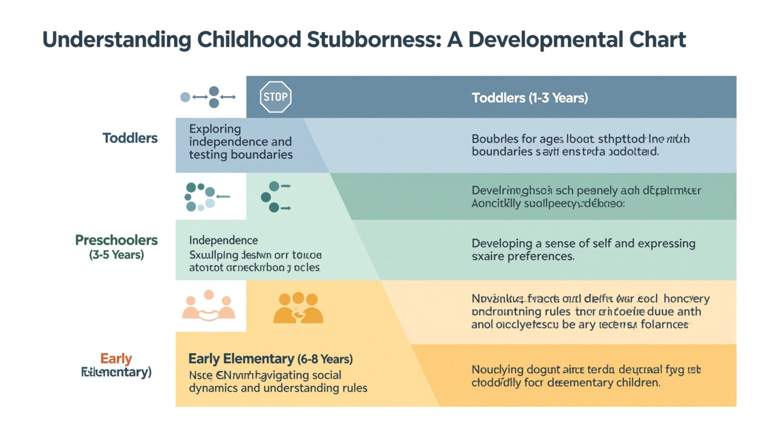 "why kids are stubborn at different ages chart"