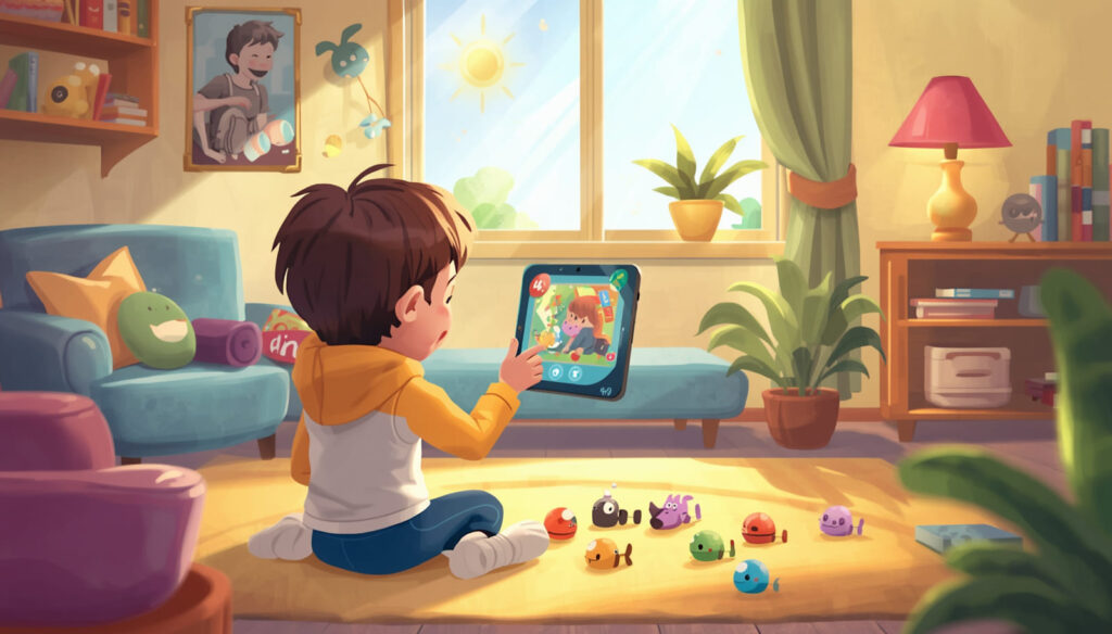 Kids Games Online: 20 Brilliant Free Games That Actually Teach Something "kids games online child learning on tablet"