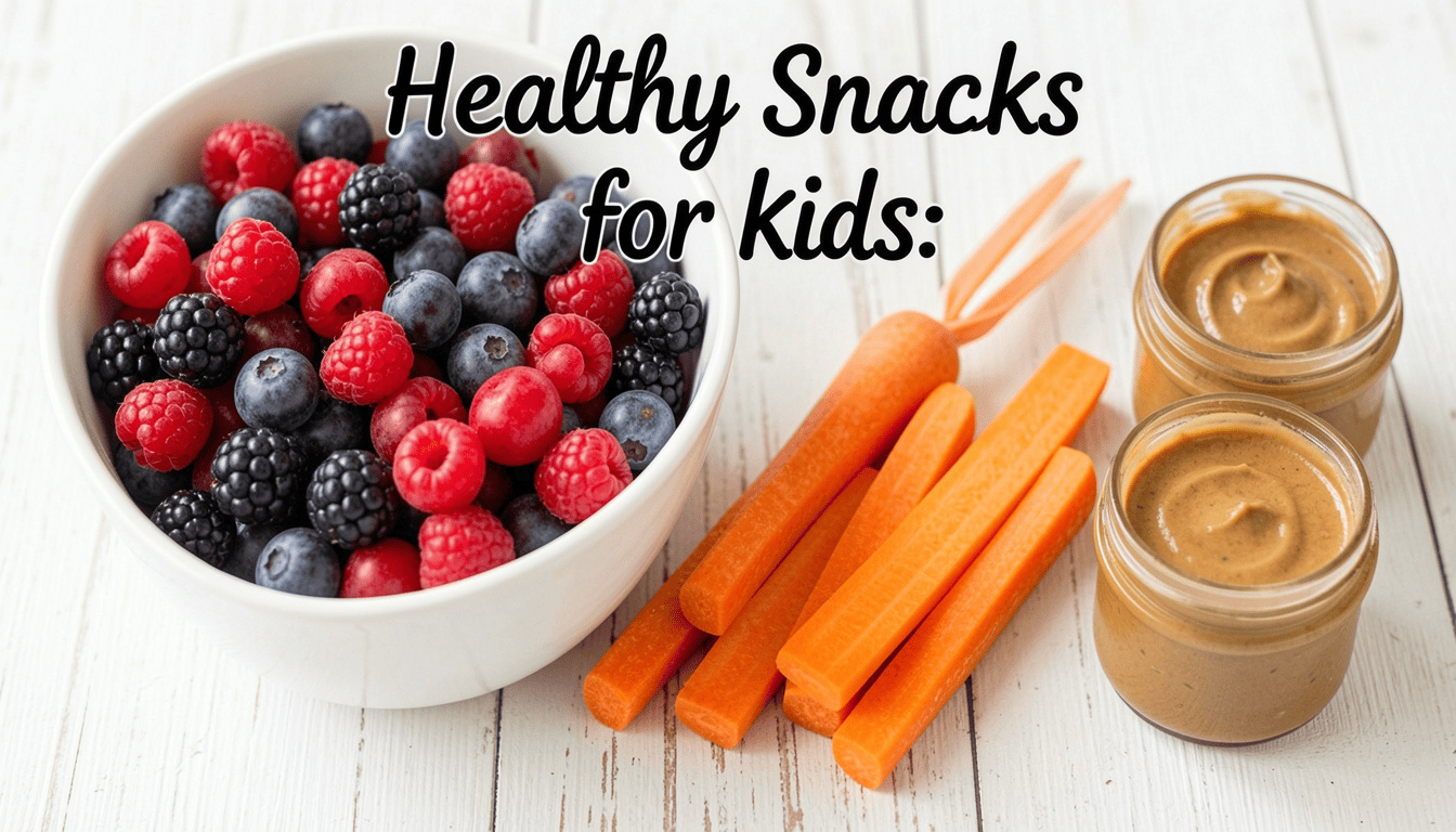 "healthy snacks for kids fruit and nut butter"