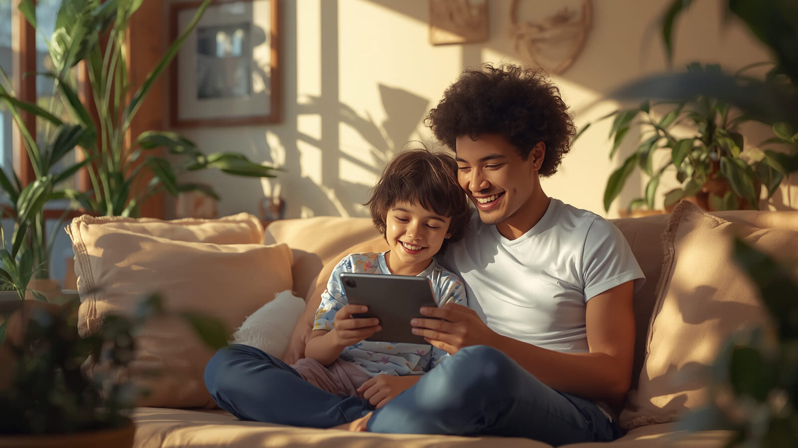 Screen Time for Kids: 12 Powerful Facts and Healthy Limits for 2026 a parent and child watching a tablet together, representing screen time for kids, in a warm and natural home setting. (2) (1)