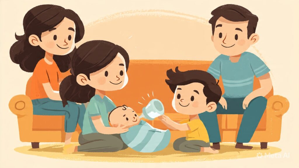 sibling rivalry solutions big sibling helping with