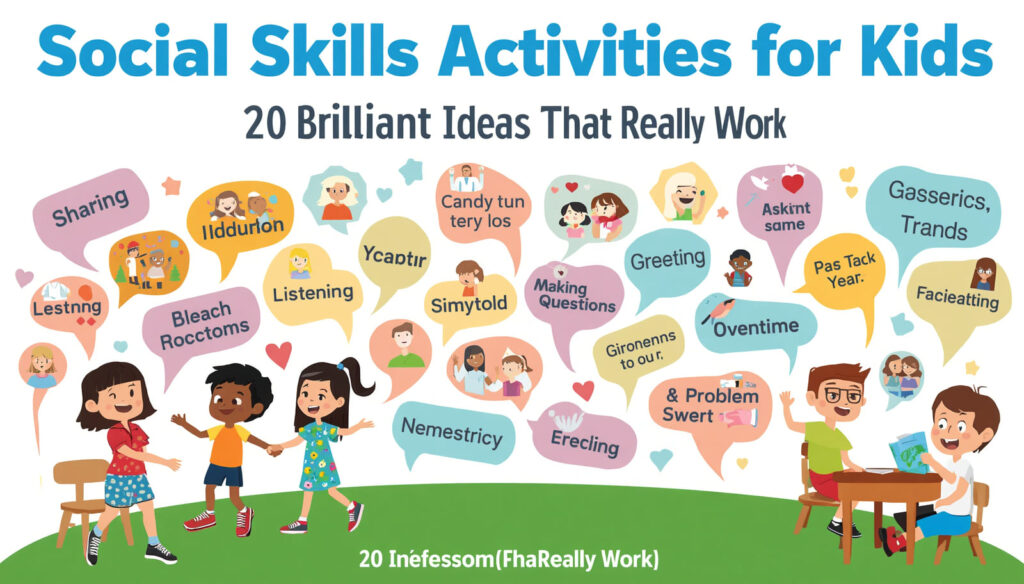 Social Skills Activities for Kids: 20 Brilliant Ideas That Really Work social skills activities for kids
